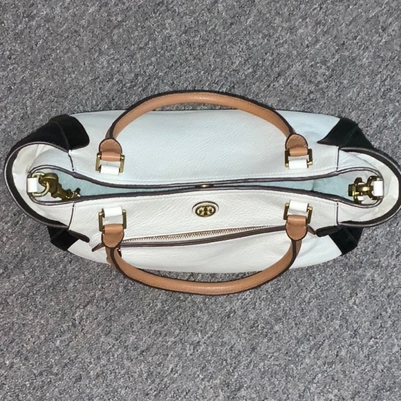 Authentic Tory Burch Frances colorblock satchel - Picture 3 of 5